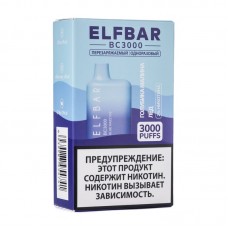 Одноразовая электронная сигарета ElfBar Blue Razz Ice (Голубика малина лед) 3000 затяжек