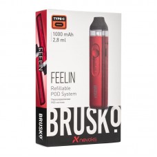 Электронная pod система Brusko Feelin 1000 mAh Красный