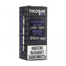 Одноразовая Электронная Сигарета TIKOBAR Passion Fruit Kiwi Guava 8000 Затяжек