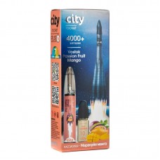 Одноразовая Электронная сигарета City Rocket Vostok Passion Fruit Mango (Маракуйя манго) 4000 затяжек