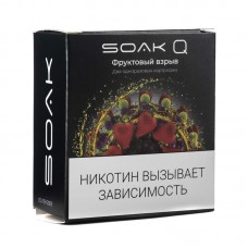 Упаковка сменных картриджей Soak Q Фруктовый Взрыв 4, 8 мл 2% (Предзаправленный картридж) (В упаковке 2 шт)