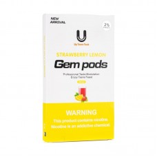 Картриджи для Juul Gem Pods Strawberry Lemon (Клубника лимон) 2% 4 шт