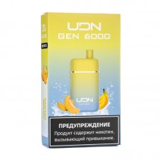 Одноразовая электронная сигарета UDN GEN Banana Melon (Банан дыня) 6000 затяжек